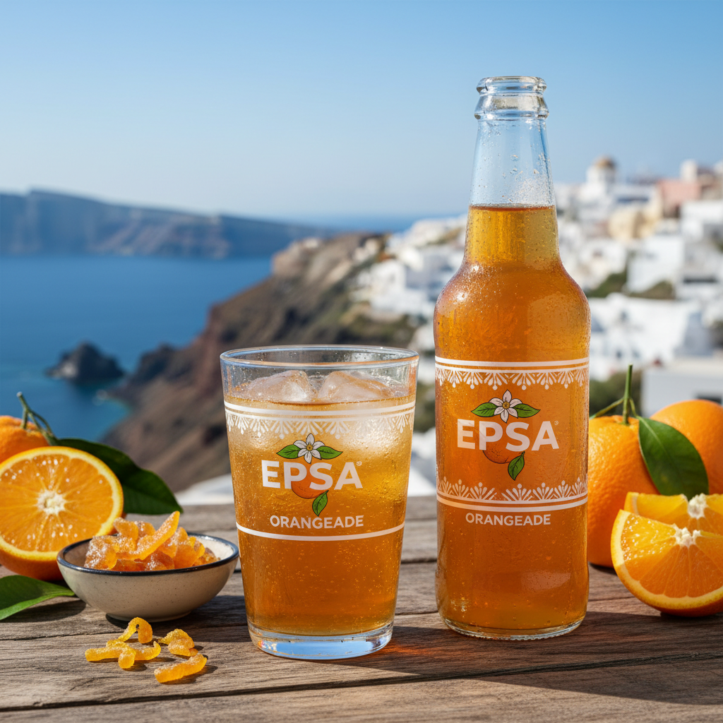 Greek Soft Drink – Orange