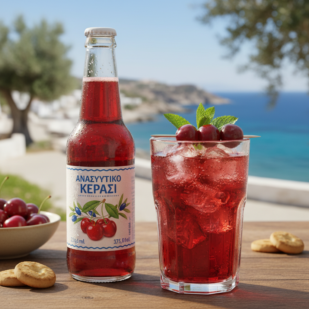 Greek Soft Drink – Cherry