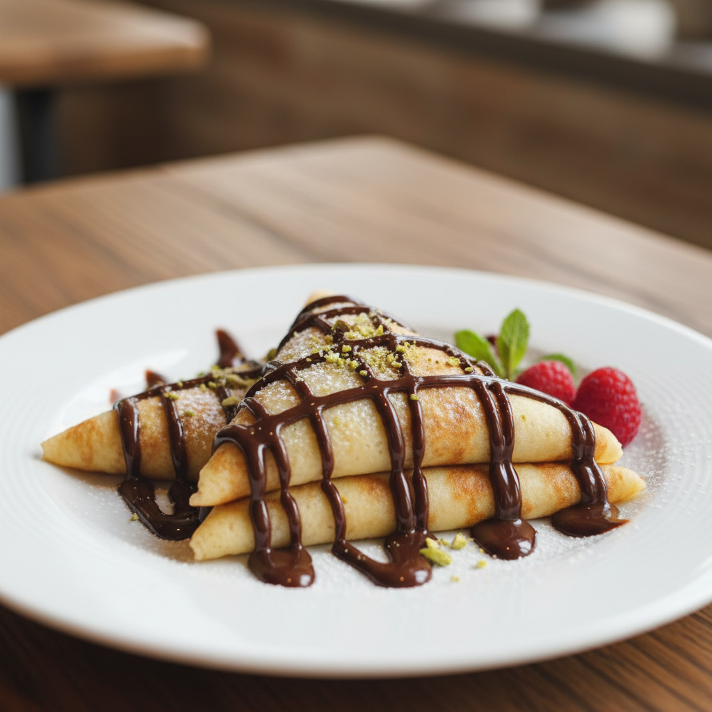 Krepes with Chocolate