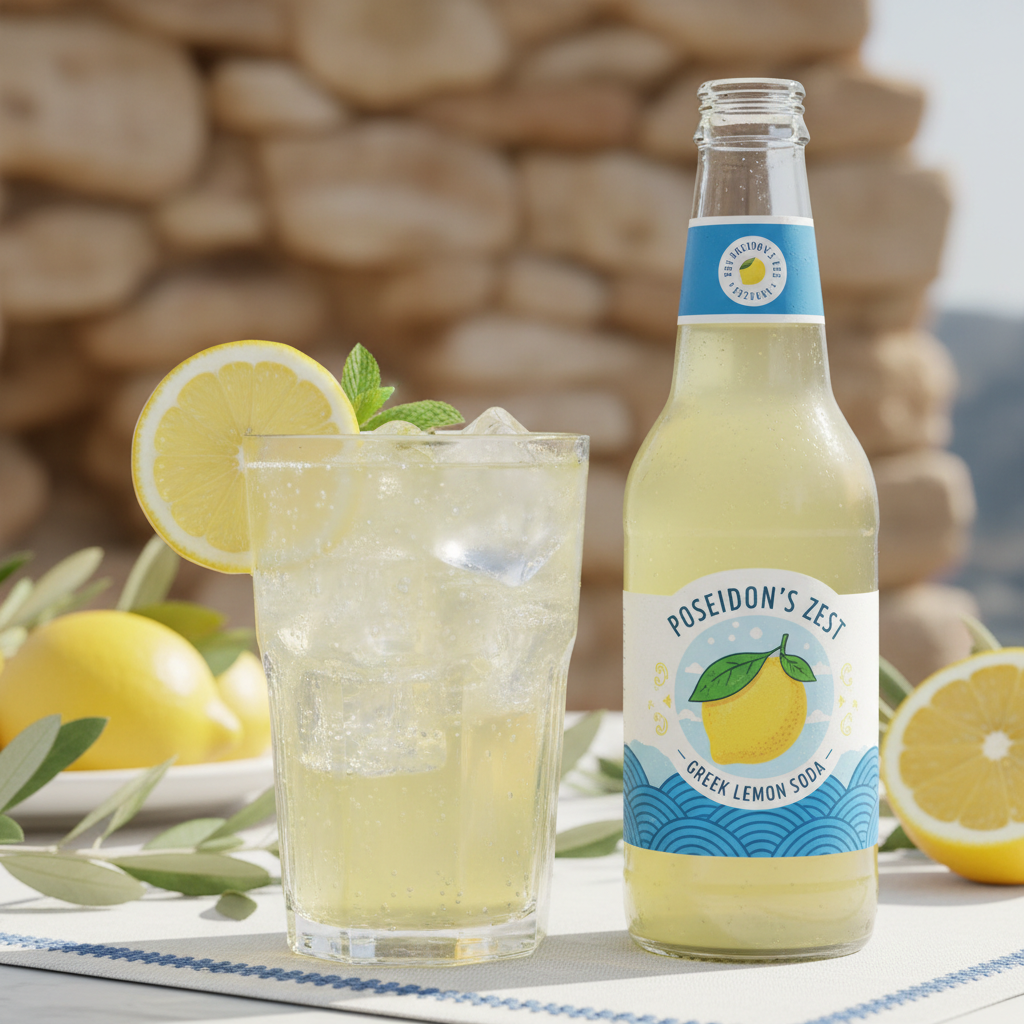 Greek Soft Drink – Lemon