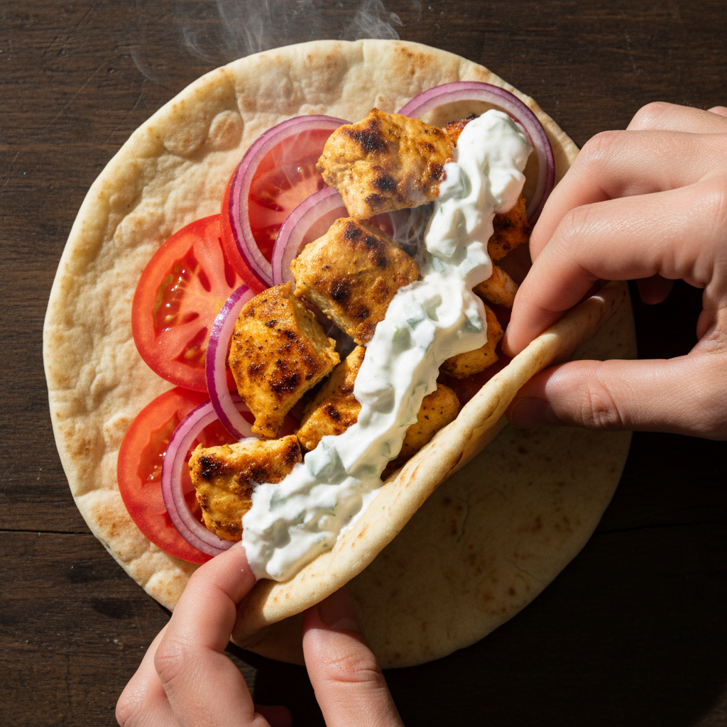 Chicken Pita Gyros
