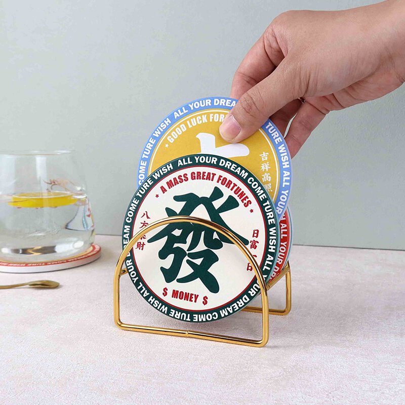 圓形吸水紙杯墊