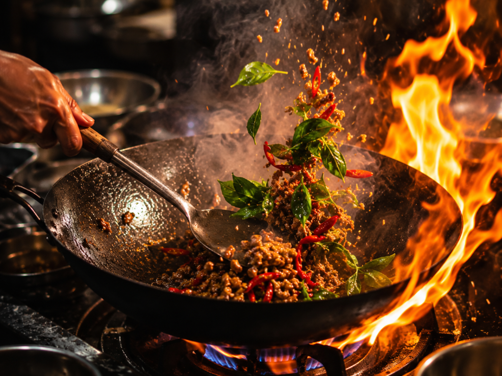 Pad Kra Pao (Thai Basil Chicken): The Dish That Defines Lemongrass