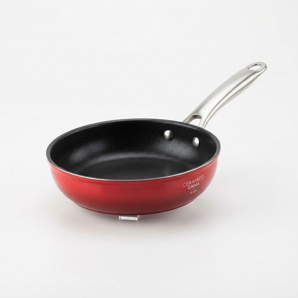 FRIGIDEIRA CERAMICO 16 CM GAMA vermelha