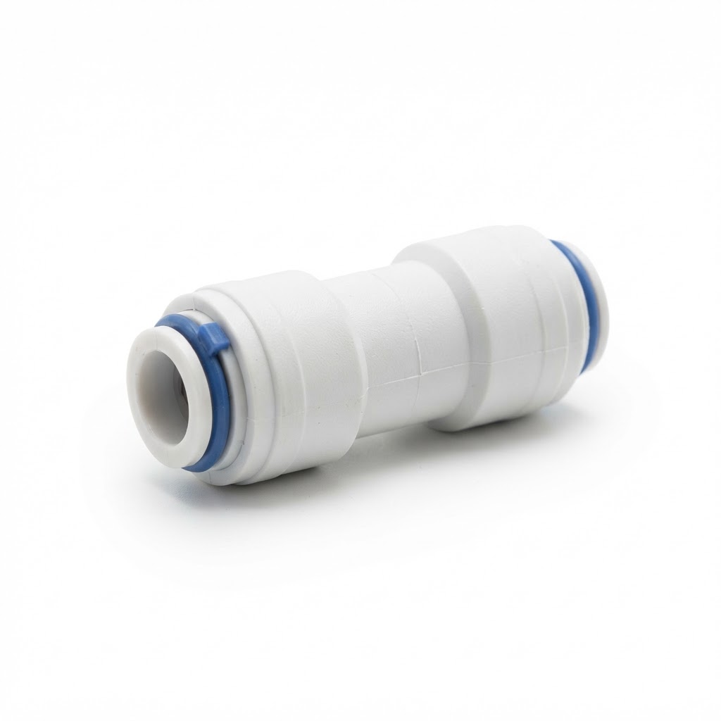 UNIÃO RETA TUBO DE 3/8 PARA 3/8 PARA PURIFICADOR DE ÁGUA