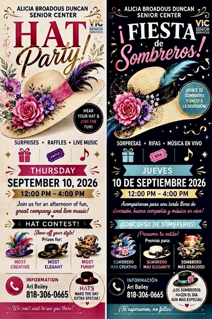 Hat Party / ¡Fiesta de Sombreros!