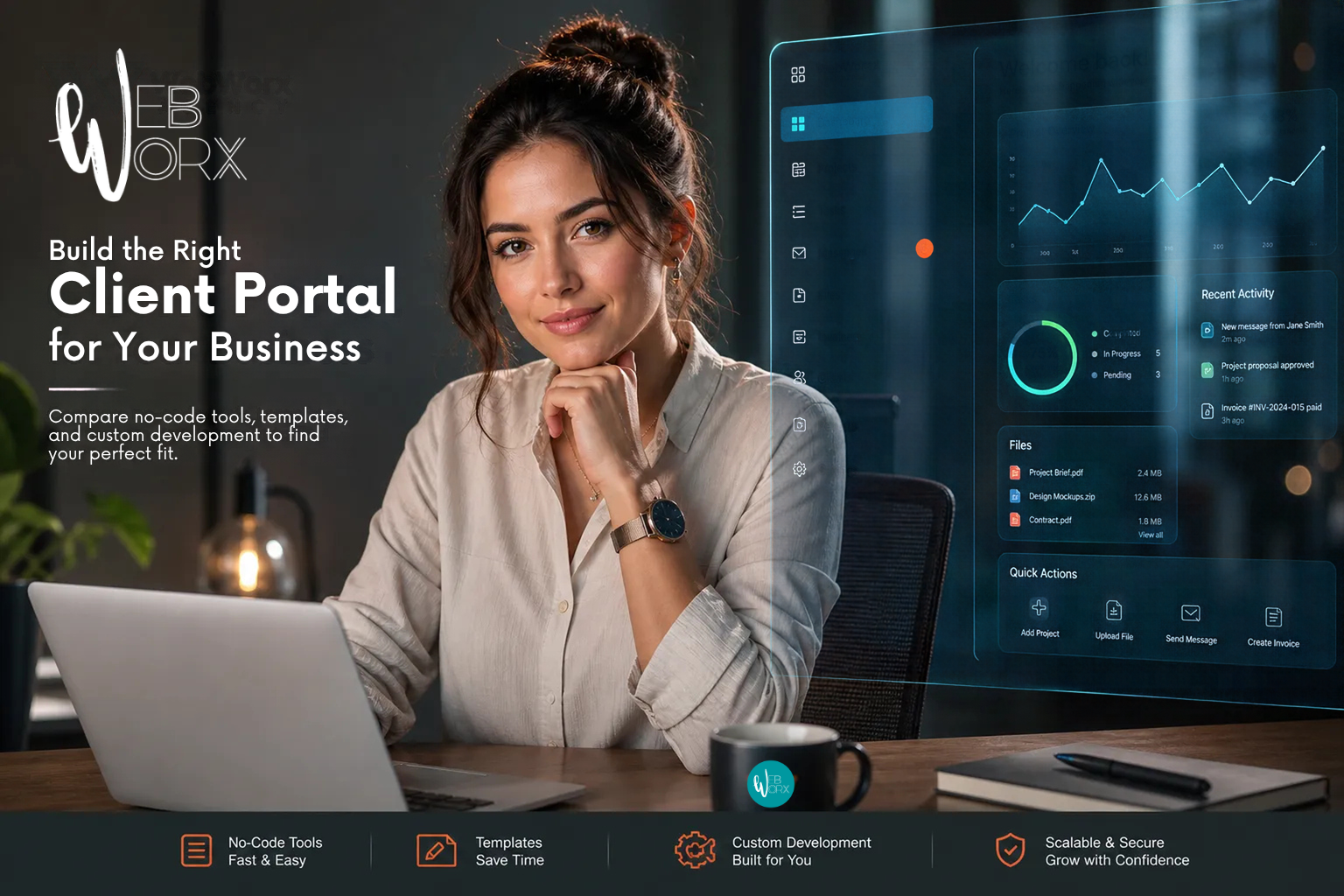 Build a Client Portal: No-Code, Templates, or Custom?