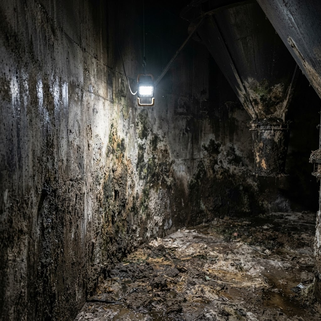 Silo Interior — Deep Sanitation before