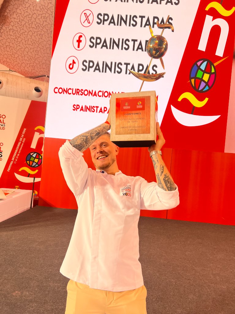 Chef Andrea Vignali, World Tapas Champion 2025, Valladolid Spain