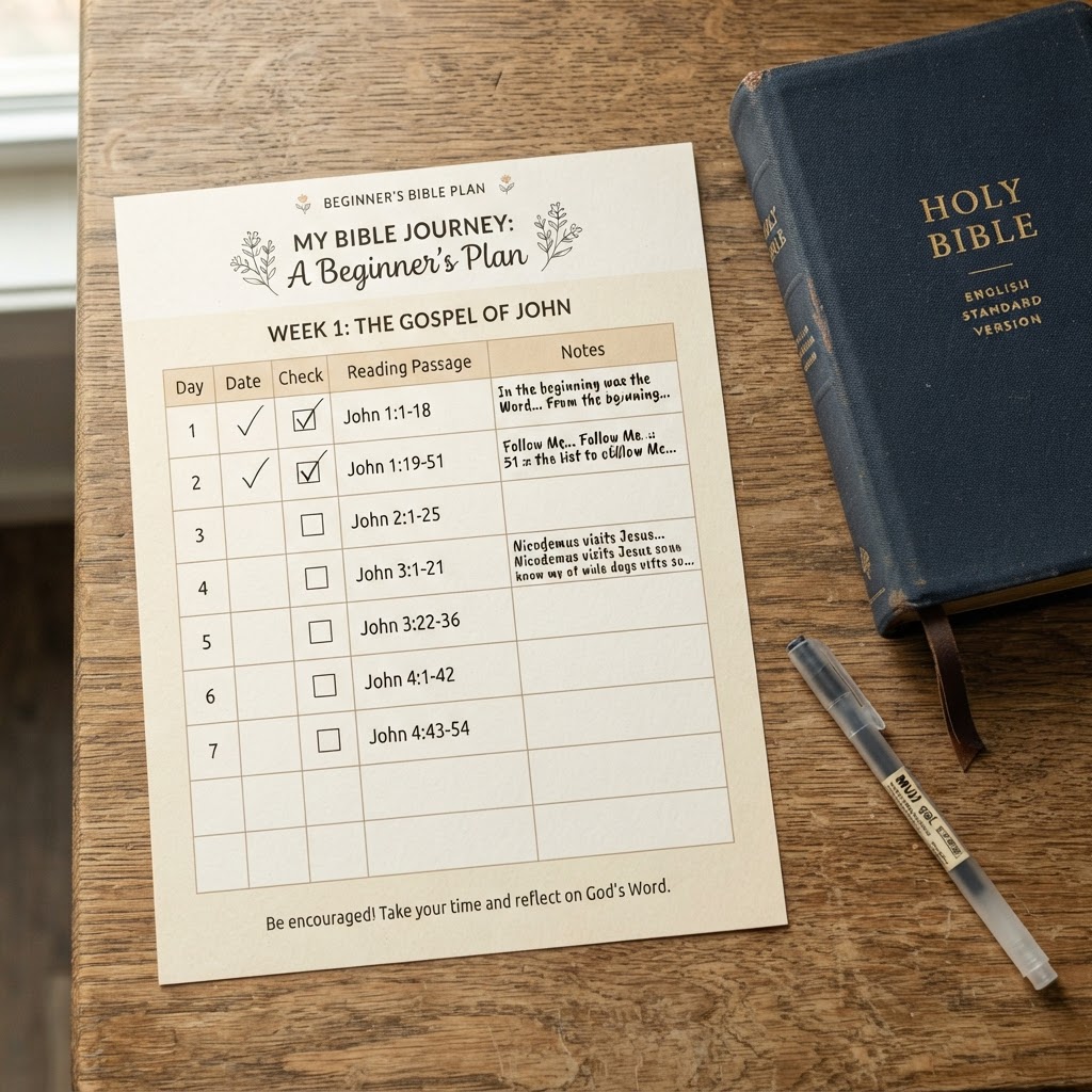 Bible Reading Plan for Beginners