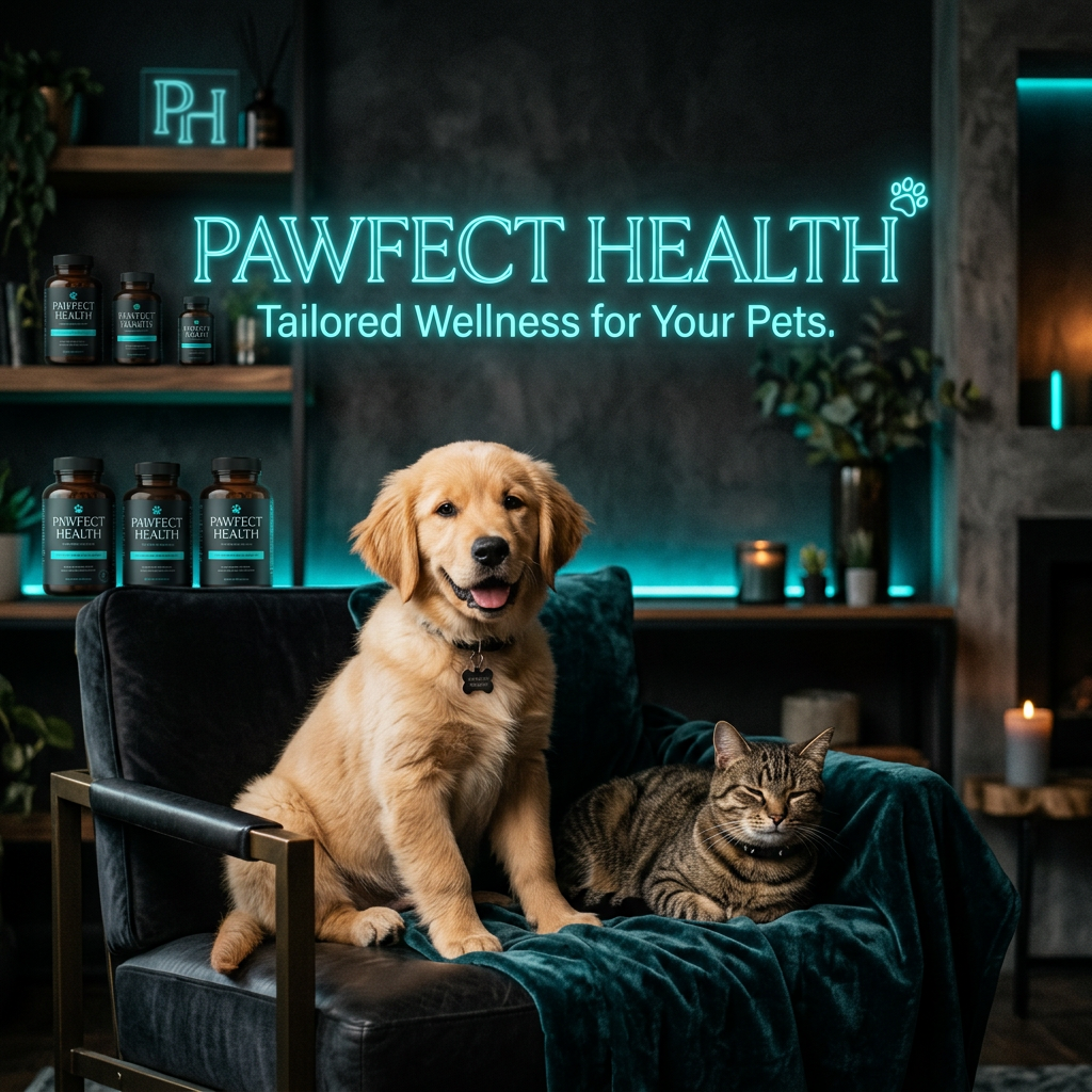 Pawfect Health - Pet Care brand visual for wivso.com