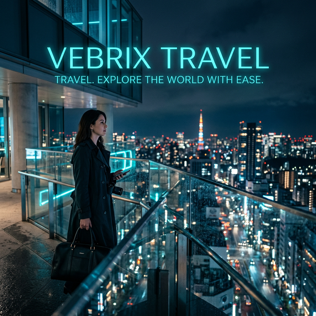 Vebrix Travel - Travel brand visual for vebrix.com