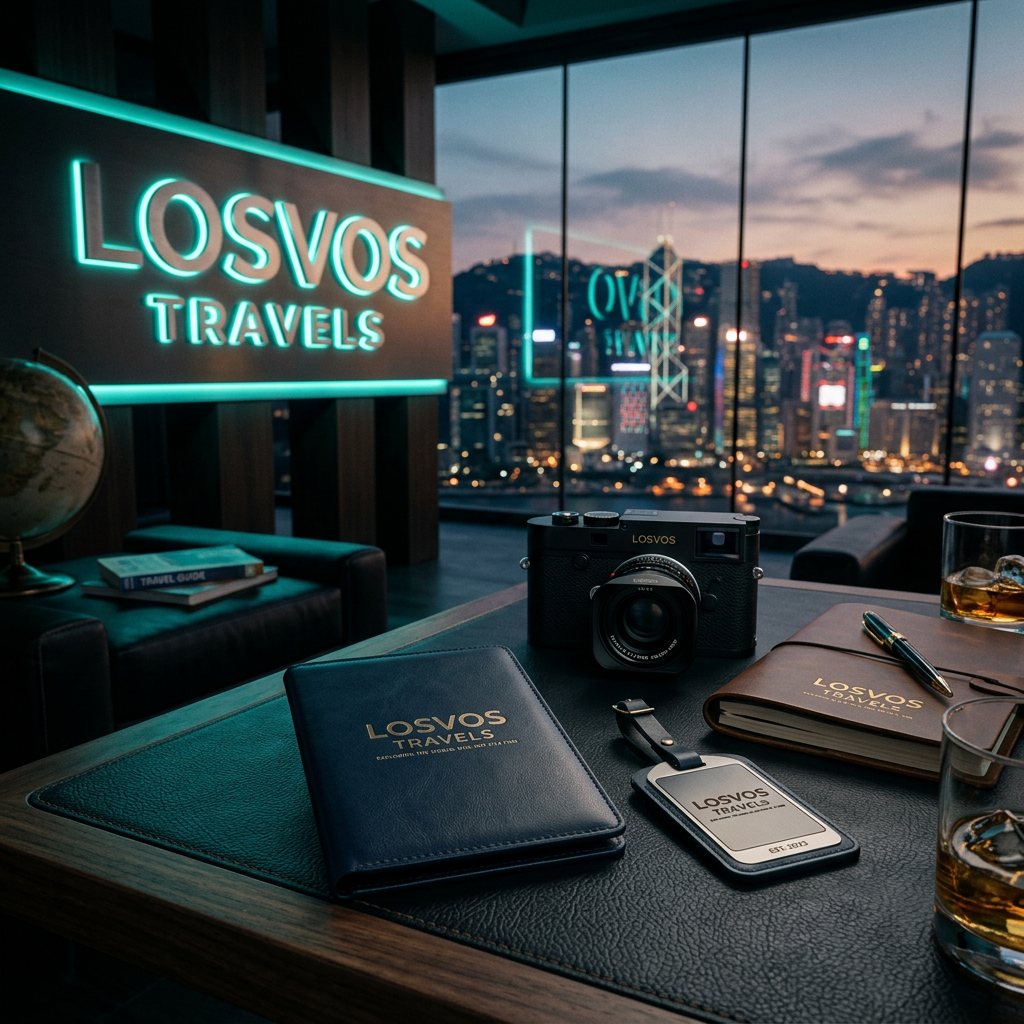 Losvos Travels - Travel brand visual for losvos.com