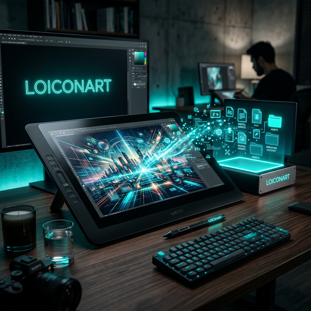 LoiconArt - undefined brand visual for loicon.com