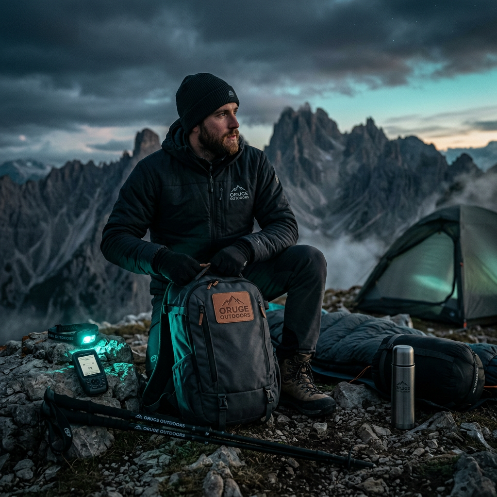Oruge Outdoors - Outdoor Adventure Gear brand visual for oruge.com
