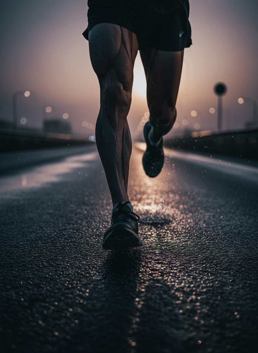 Runner at dawn