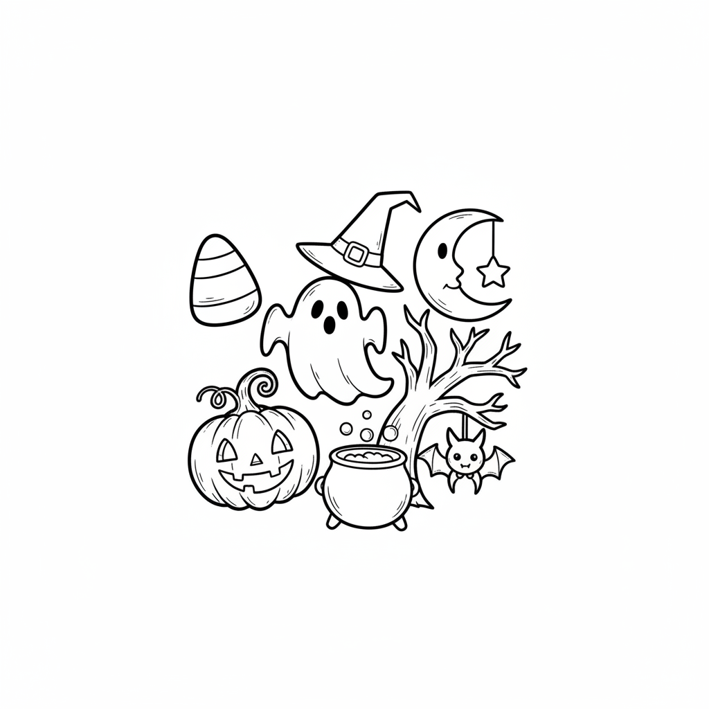 Coloriage Halloween 7 à imprimer