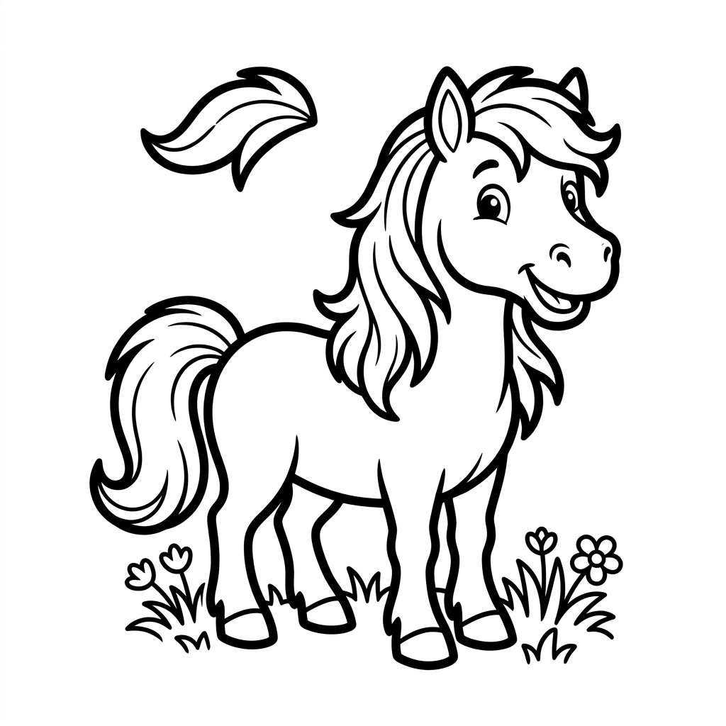 Dessin de cheval 6