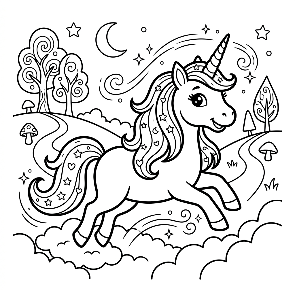 Disegno di unicorno 2
