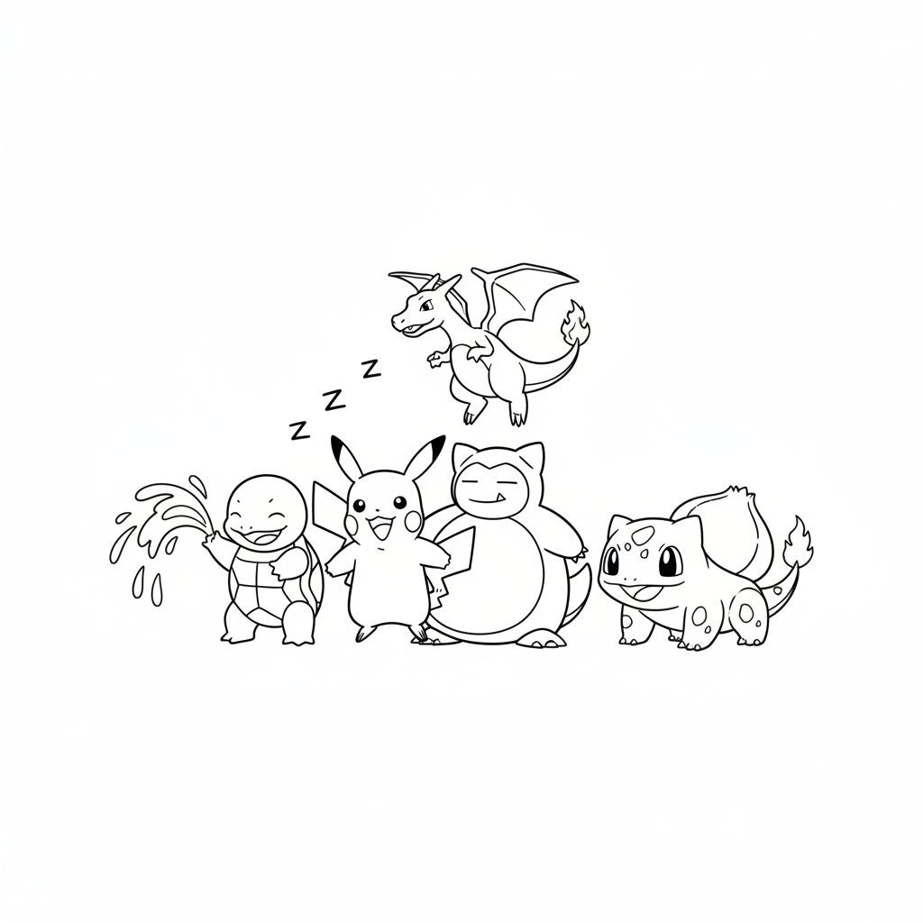 Pokémon-Ausmalbild 3