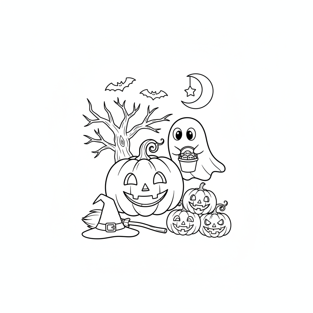 Coloriage Halloween 9 à imprimer