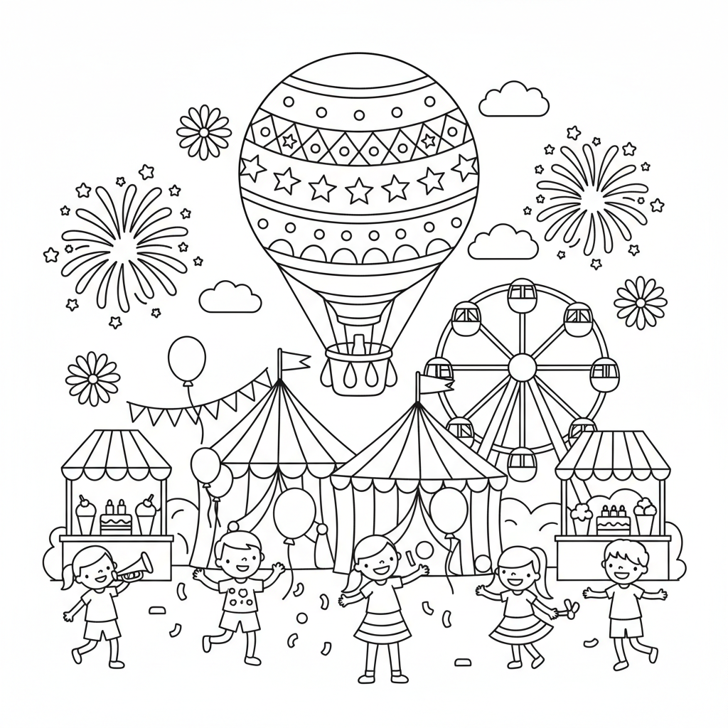 Disegno da colorare Feste 8