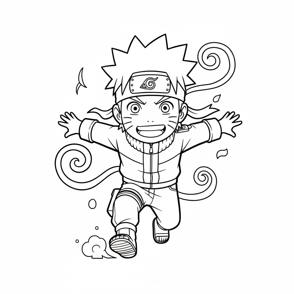 Naruto 8 Ausmalbild