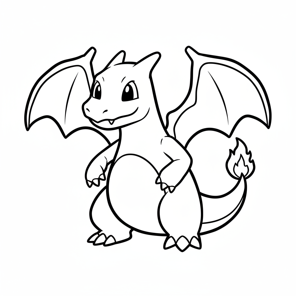 Charizard 4 coloring page