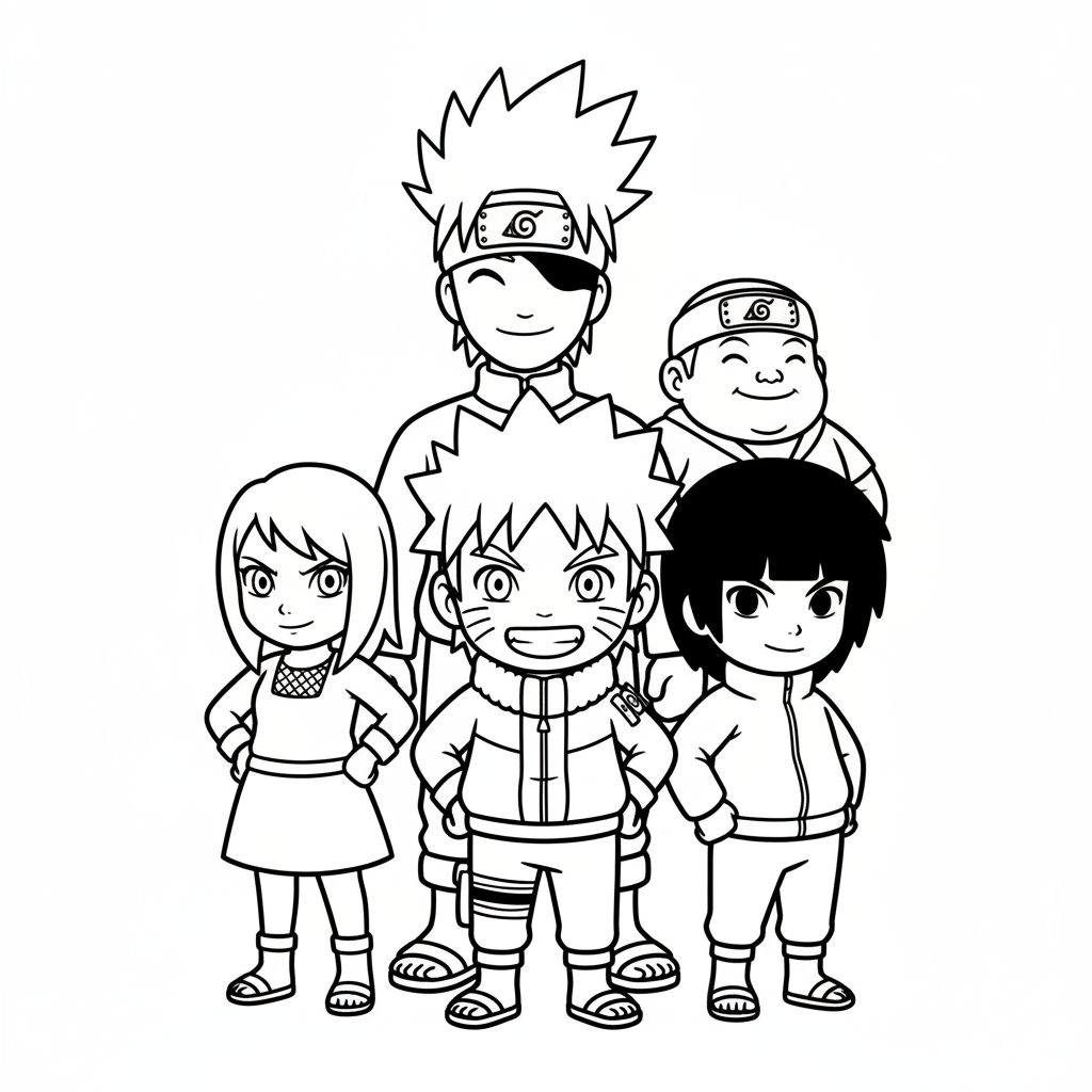 Naruto 5 रंग भरने वाला पृष्ठ