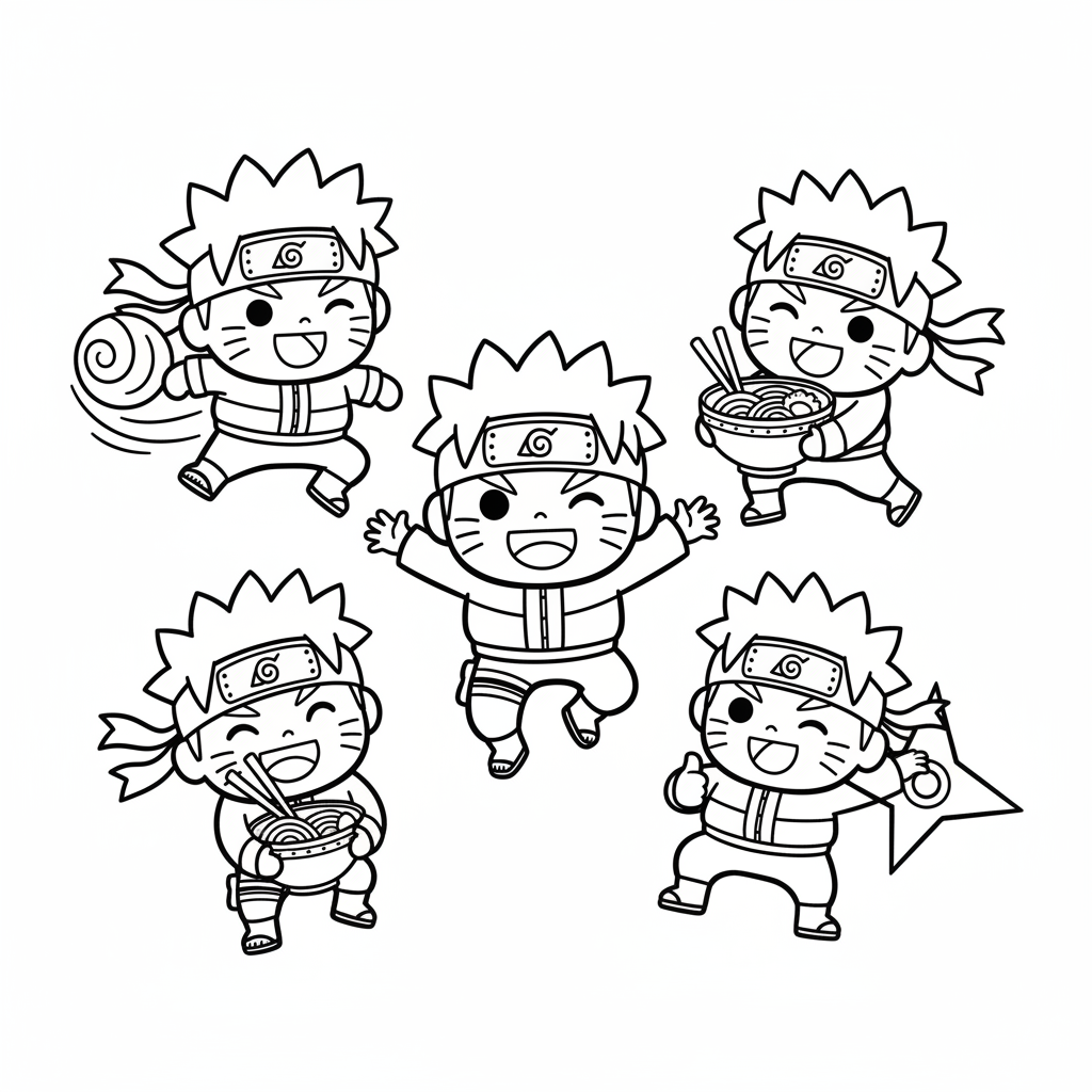 Naruto 6 रंग भरने वाला पृष्ठ