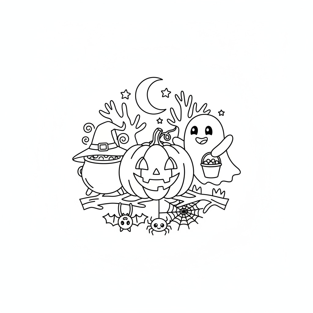 Coloriage Halloween 8 à imprimer