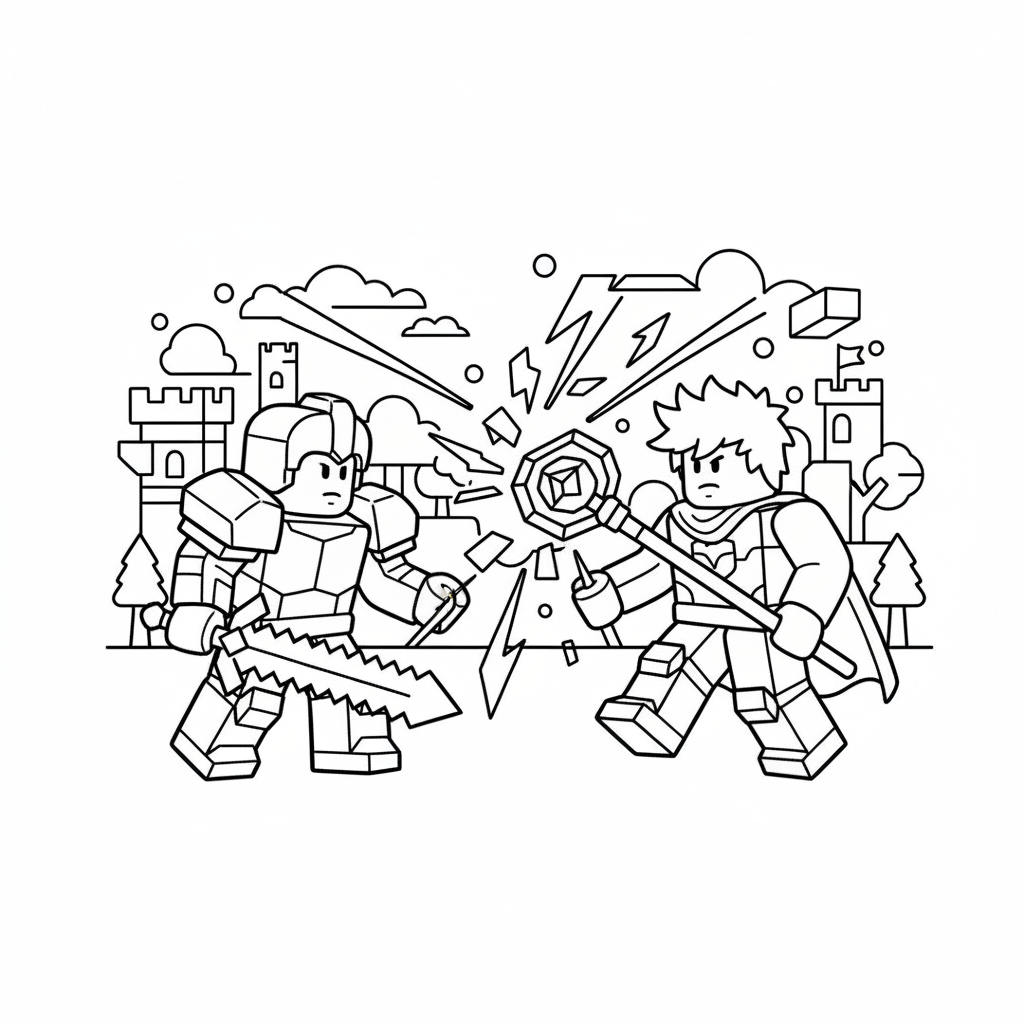 Rivals 3 coloring page