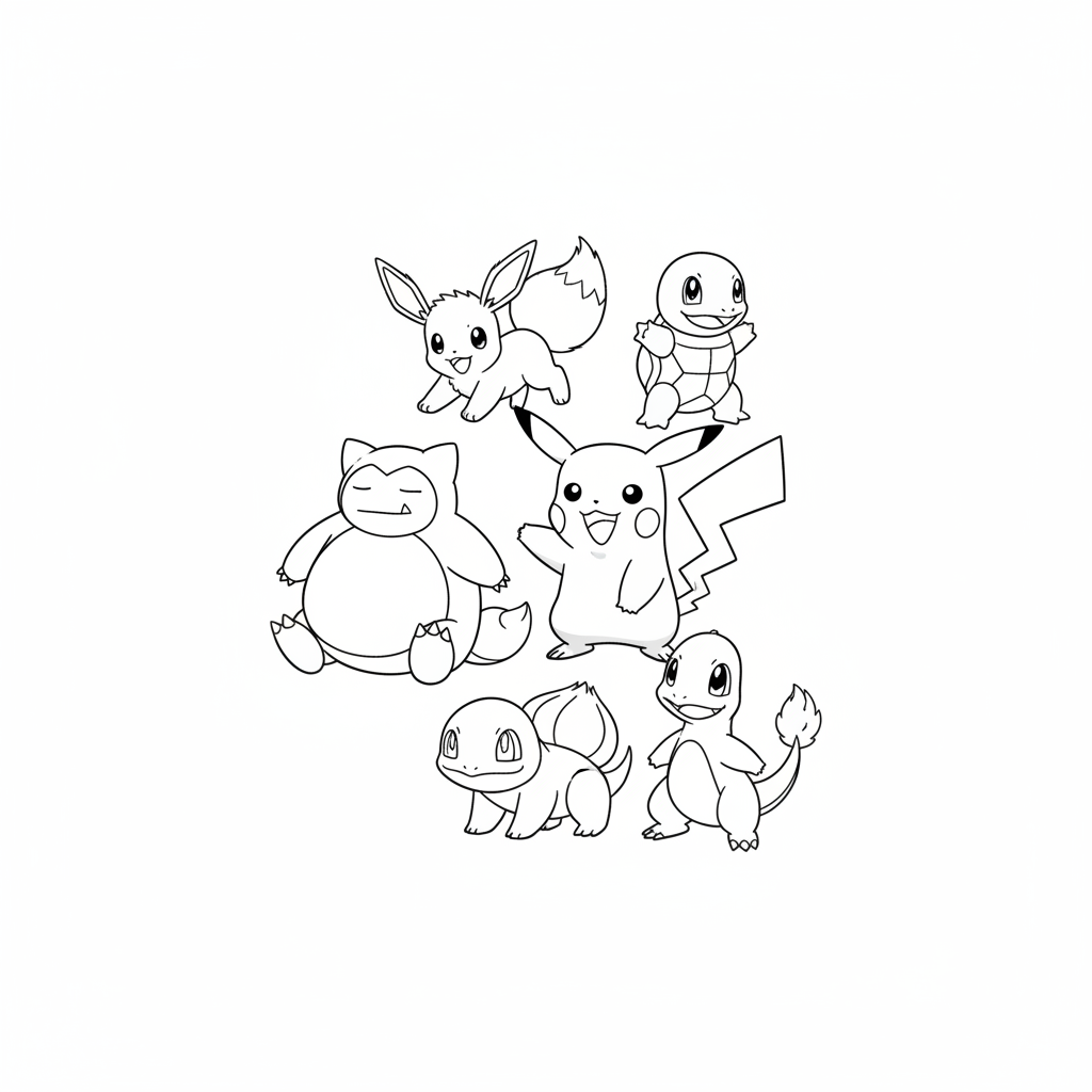 Dibujo de Pokémon 2 para colorear