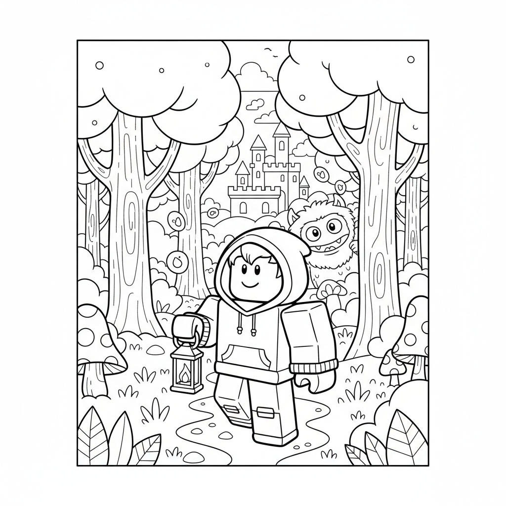 99 Nights in the Forest Ausmalbild 10