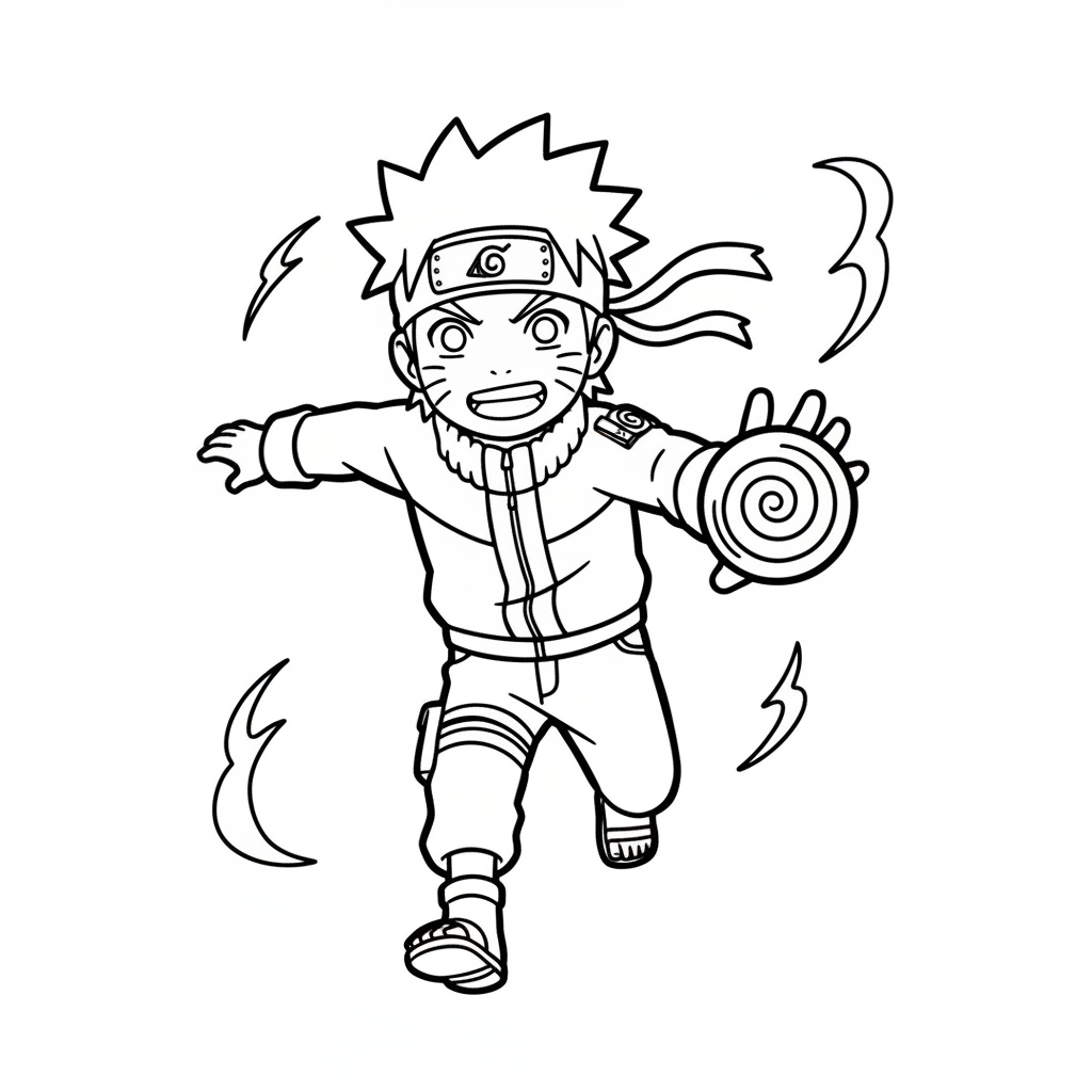Naruto 1 रंग भरने वाला पृष्ठ