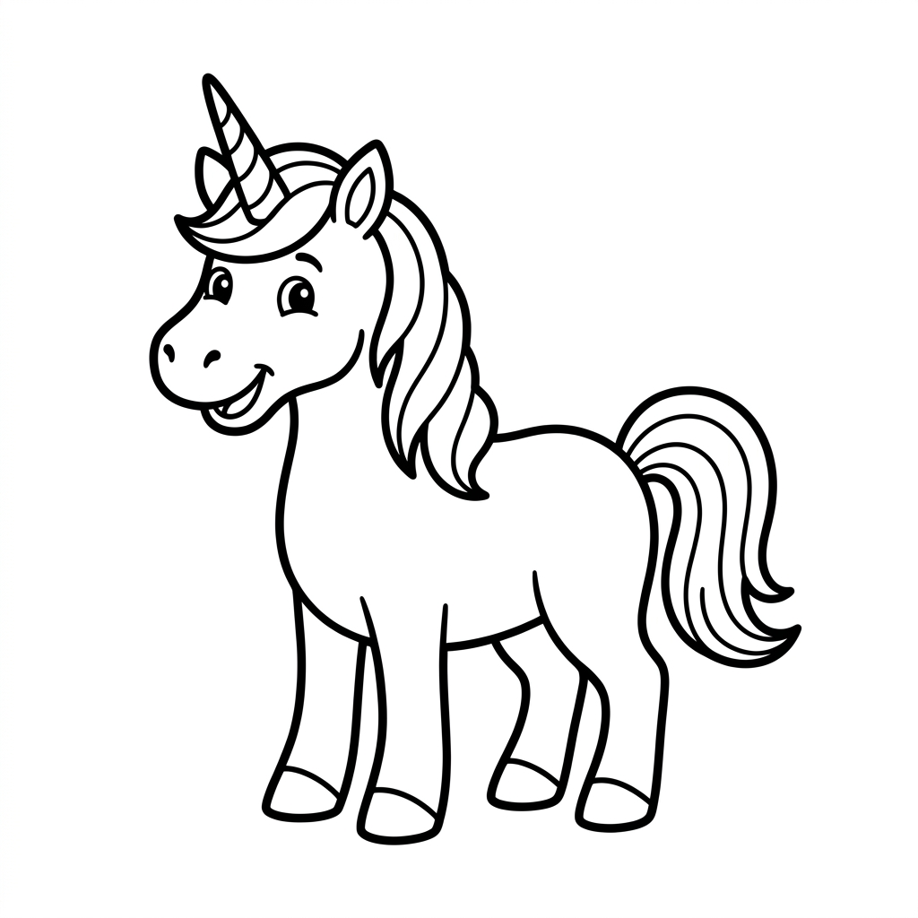 Dessin de licorne 1