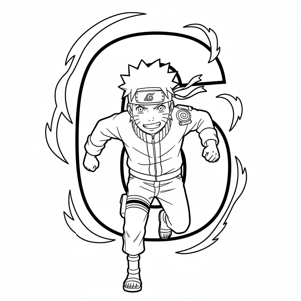 Coloriage Naruto 6 à imprimer