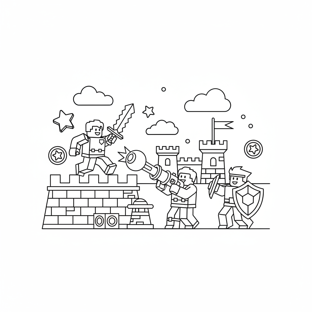 Rivals 7 coloring page