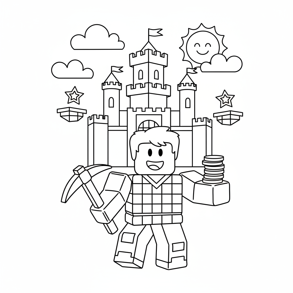 Roblox 涂色页