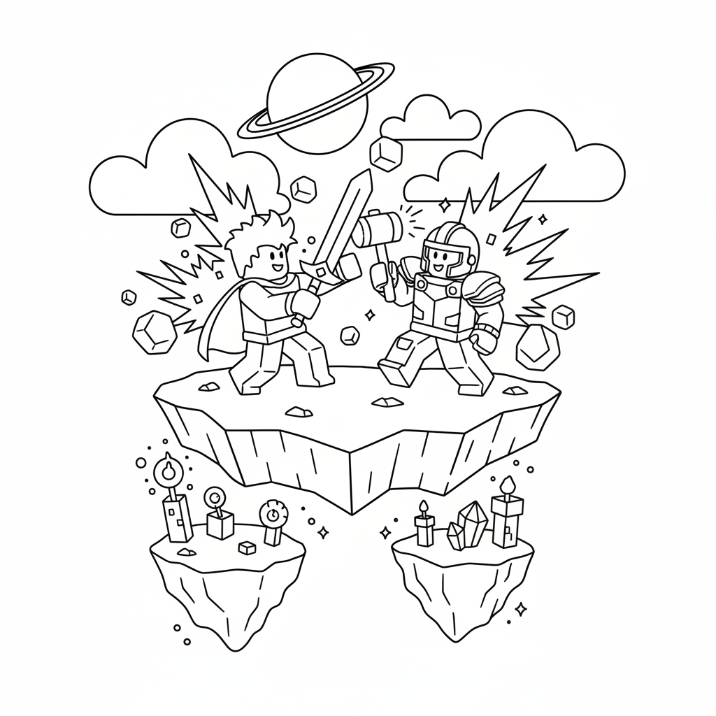 Rivals 2 character coloring page