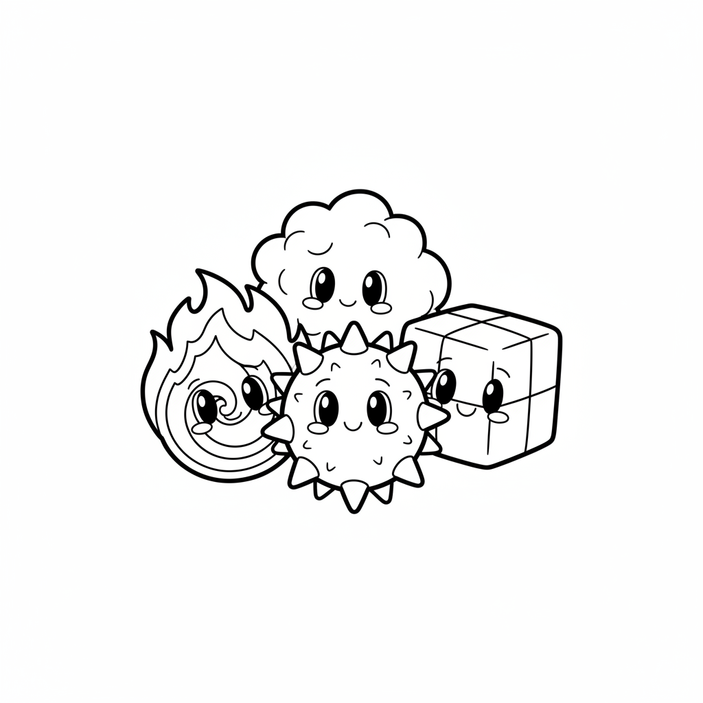 Roblox Blox Fruits Ausmalbild 4