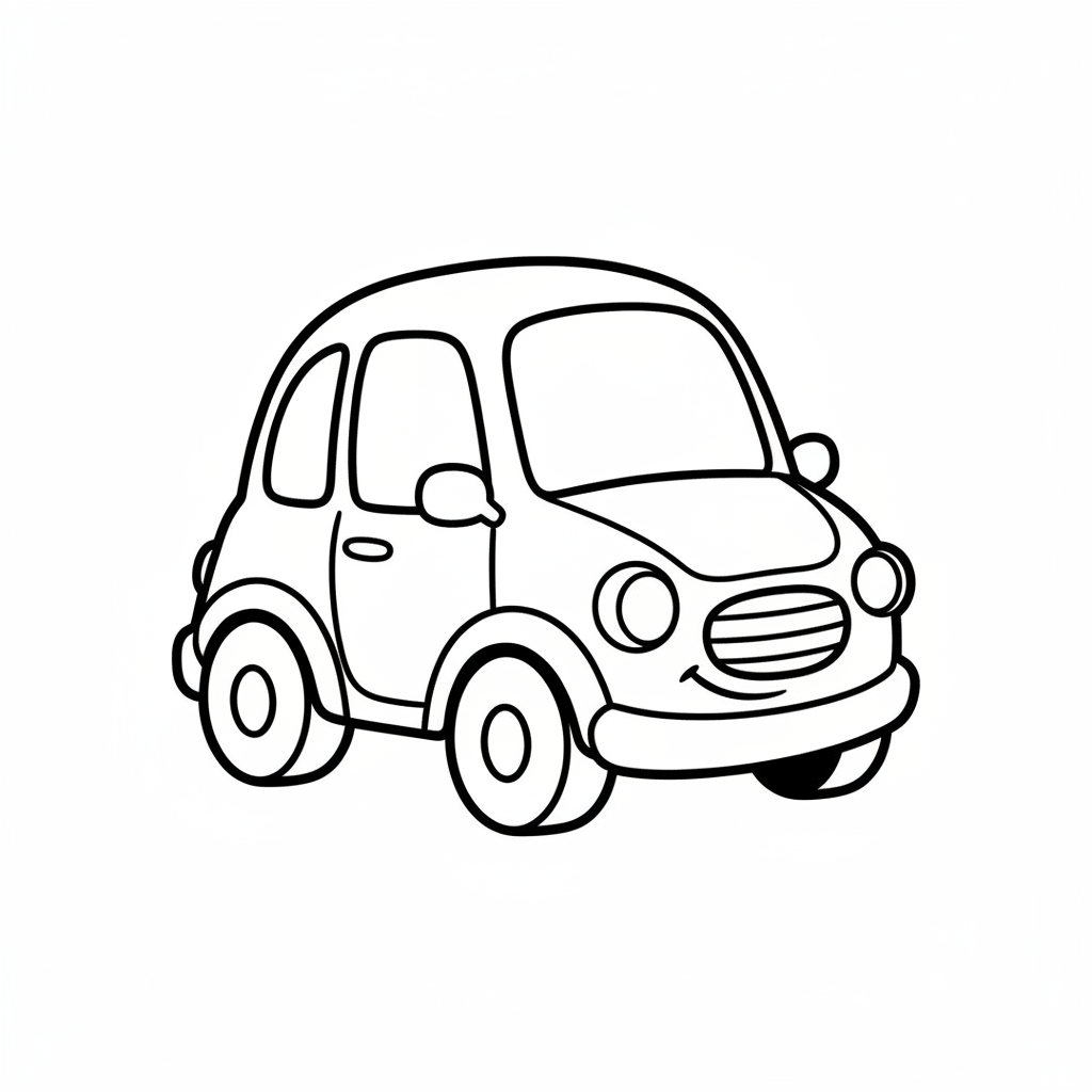 Disegno da colorare Auto 1