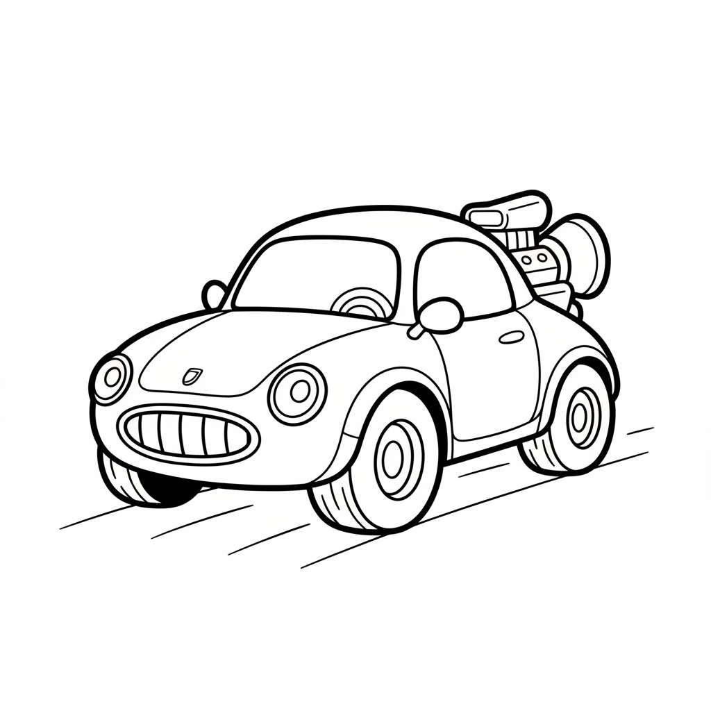 Disegno da colorare Auto 6