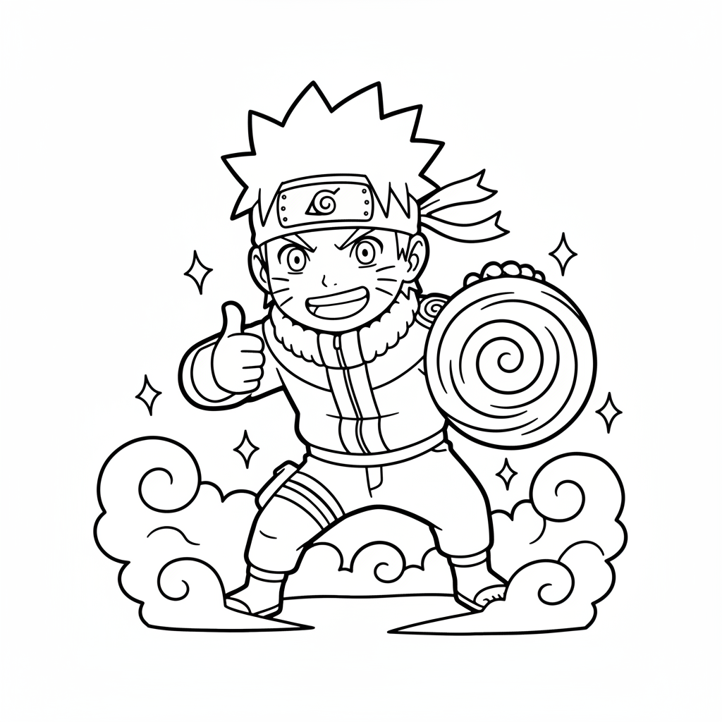 Naruto-Ausmalbild 10