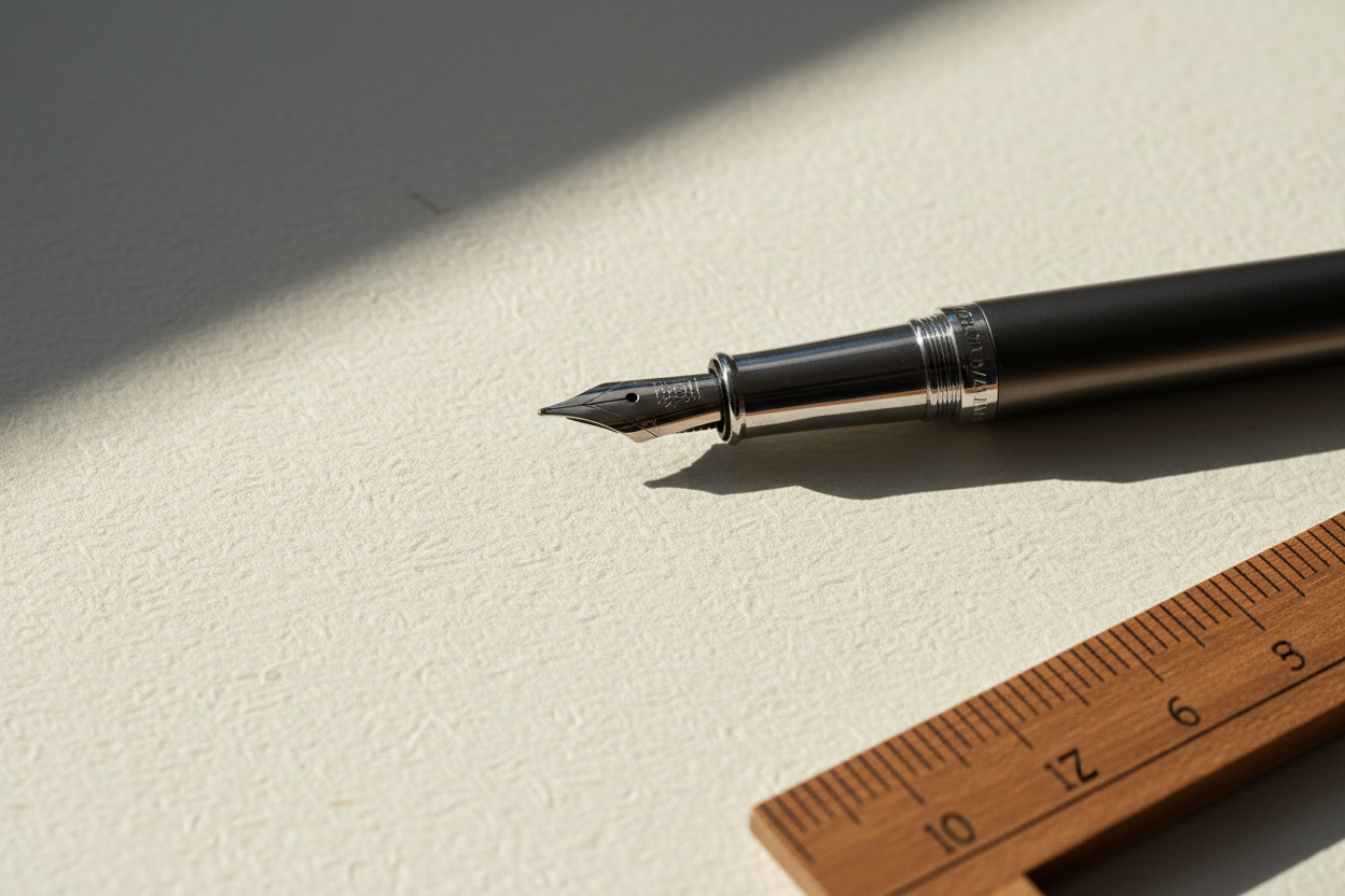 Precision tools on textured paper