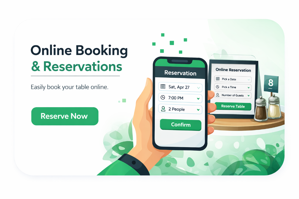 Online Booking & Reservations
