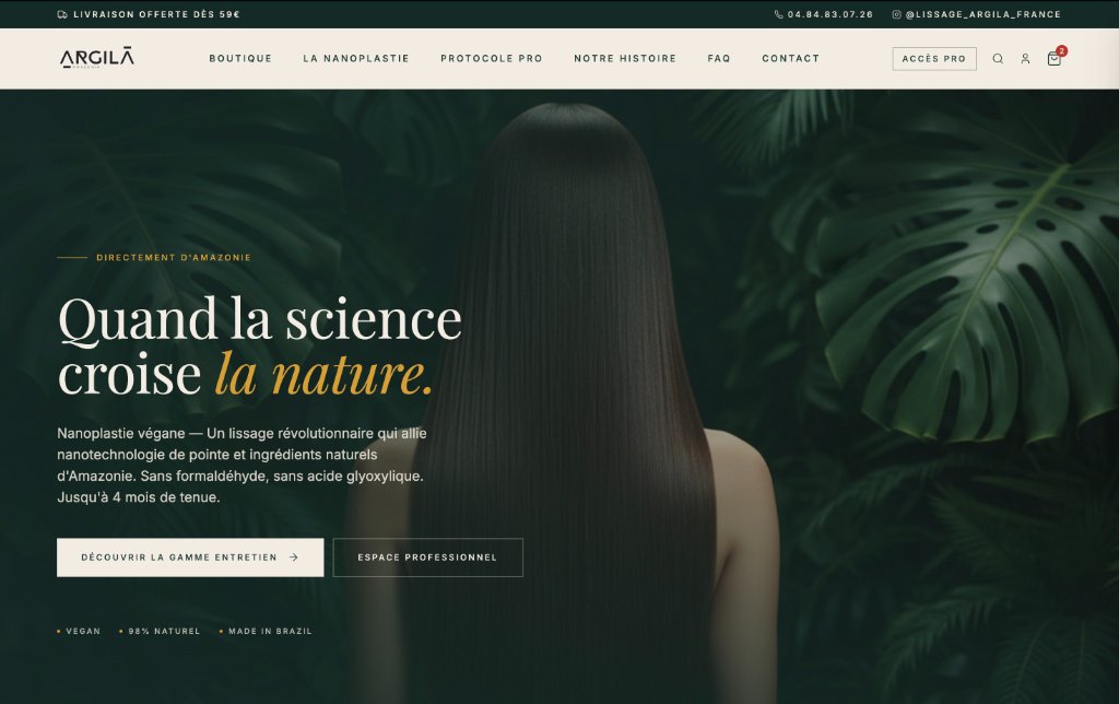 Lissage Argila