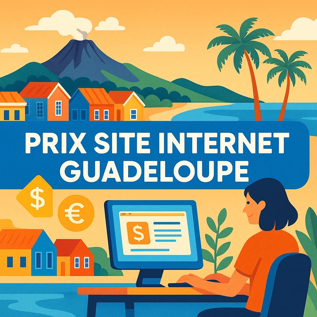 Prix site internet Guadeloupe