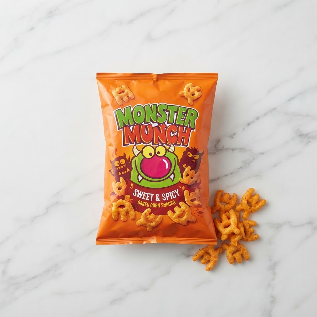 Monster Munch Sweet & Spicy British Snacks Thailand Bossmans Living Room UK snacks delivery