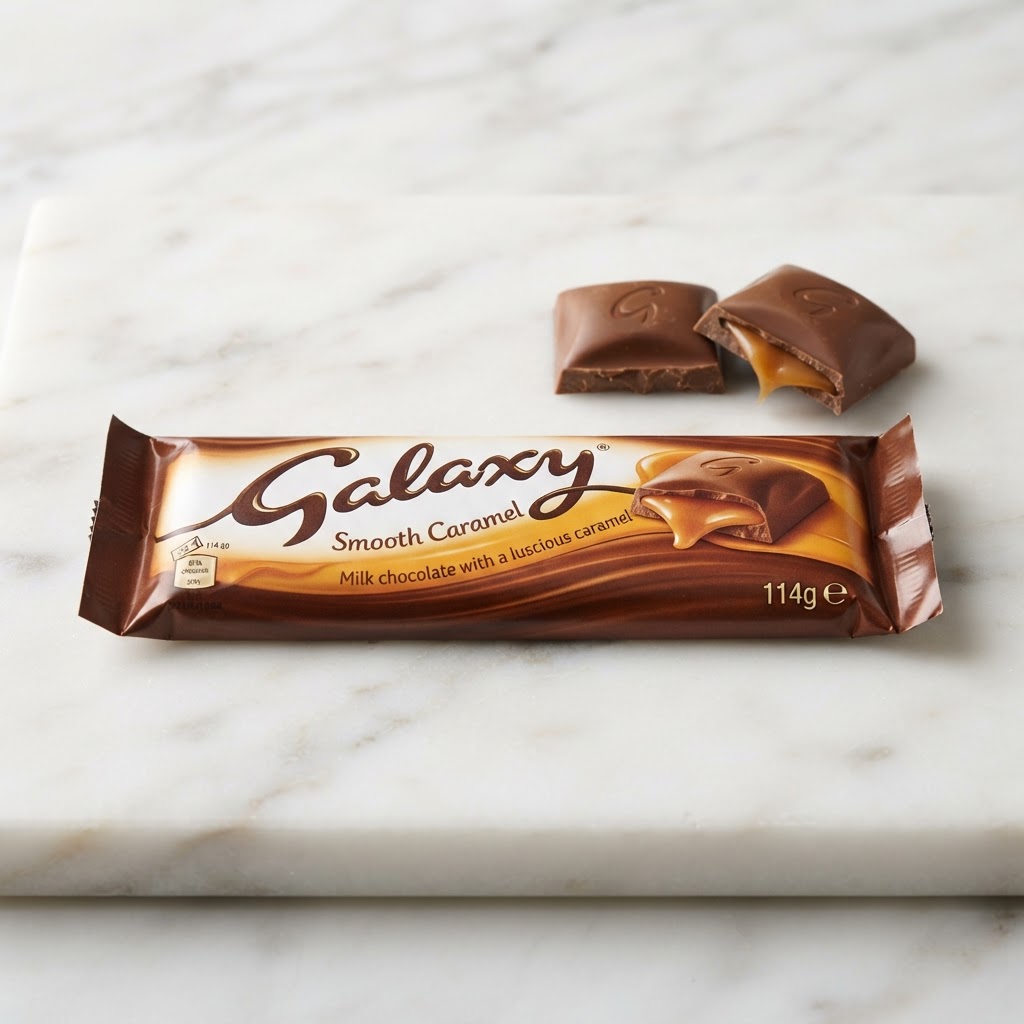 Galaxy Smooth Caramel British Snacks Thailand Bossmans Living Room UK snacks delivery